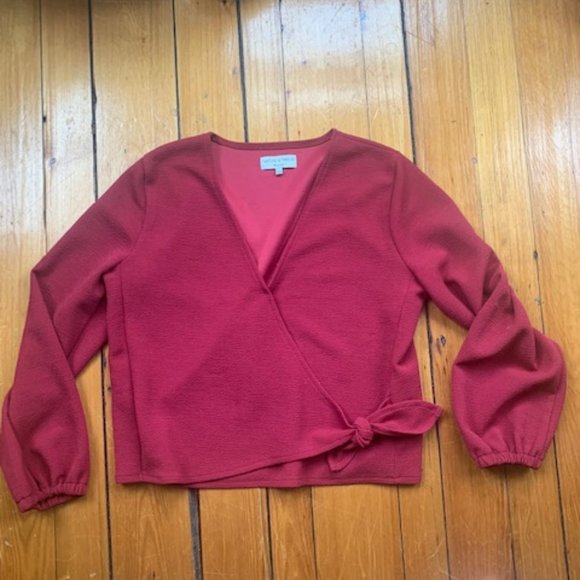 MADEWELL Texture & Thread Wrap Top - Picture 3 of 5